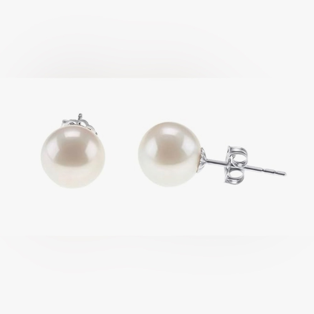 Pearl Stud Earrings